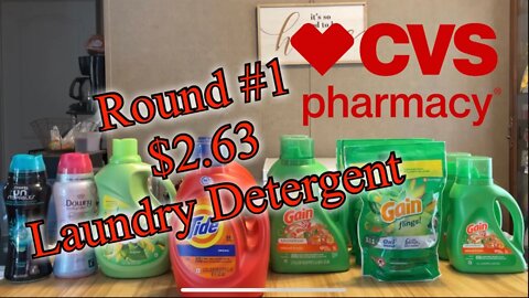 CVS Laundry Haul $2.63 🔥#couponingwithdee #cvs #laundryhaul