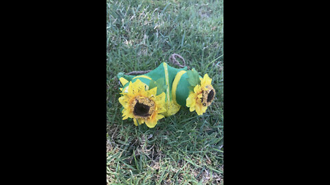 Sunflower gas mask