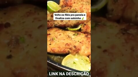 FILÉ DE FRANGO COM MANTEIGA E LIMÃO 😋 | Receitas #Shorts