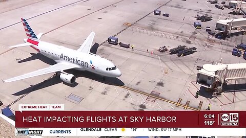 Heat impacting flights at Sky Harbor