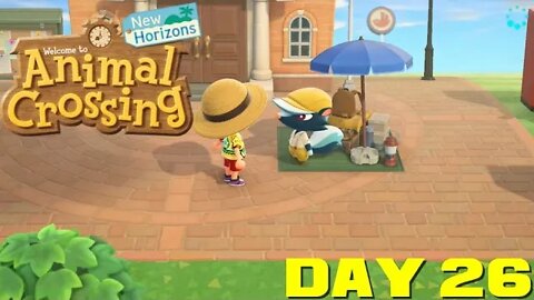 Animal Crossing: New Horizons Day 26 - Nintendo Switch Gameplay 😎Benjamillion