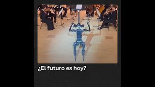 Robot dirige una orquesta en China