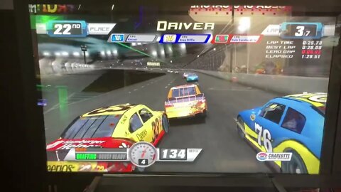 Coca Cola 600 except I turned it into a demolition derby (NASCAR Team Racing)