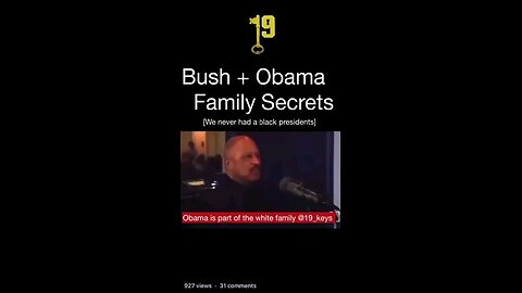 📣 ❌ BUSH OBAMA FAMILY SECRETS