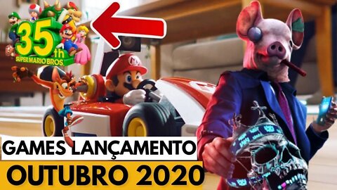 Conheça os games que serão lançados para PS4, Xbox One, Nintendo Switch e PC neste mês de Outubro