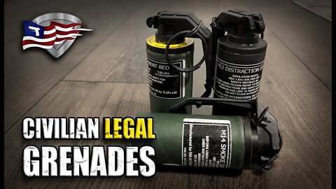 Civilian LEGAL Smoke And Flash Bang Grenades! / IWA International