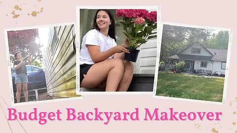 Backyard Makeover: pressure washing, gardening & more DIYs 👩🏻‍🌾🏡