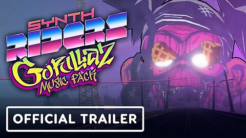 Synth Riders - Official Gorillaz Music Pack Launch Trailer