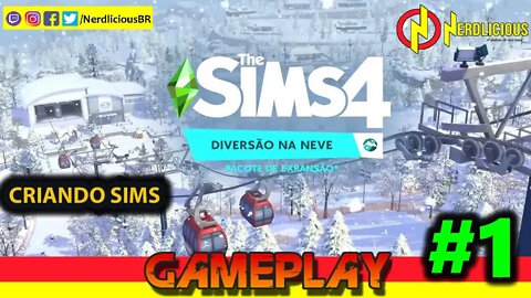 🎮 GAMEPLAY! CRIANDO SIMS no novo Pacote de Expansão THE SIMS 4: DIVERSÃO NA NEVE!