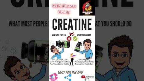 🔥Creatine: what most people do vs what you should do🔥#shorts🔥#wildfitnessgroup🔥3 May 2022🔥