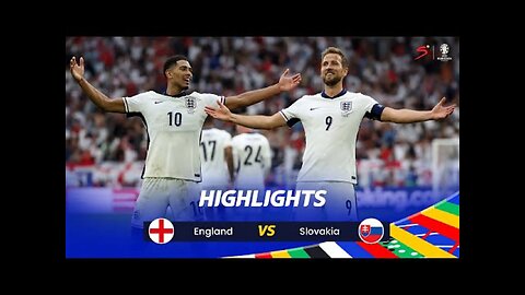 Euro 2024 Highlights: England vs Slovakia