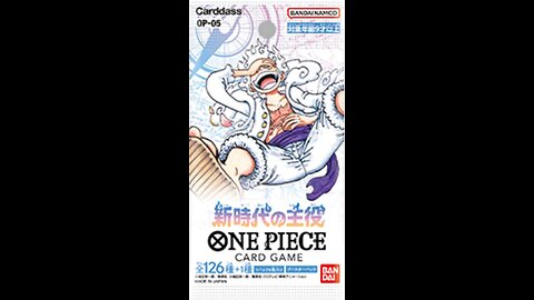 Opening One Piece Card Game Awakening of the New Era (OP-05)