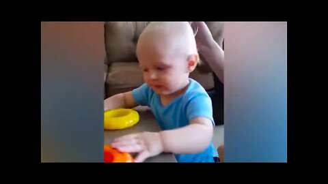 #Funny Baby Reaction To Massage #BossBaby #BabyShark #Baby