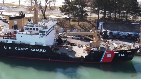 USCGC HOLLYHOCK return to station Feb 25, 2021