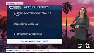 ABC 10News Pinpoint Weather with Meteorologist Megan Parry