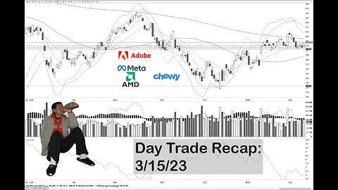 Day Trade Recap - 3.15.23 $META $CHWY $AMD $ADBE