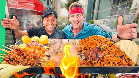 Street Food in Peru!! Lima’s Dangerous Street Eats!!