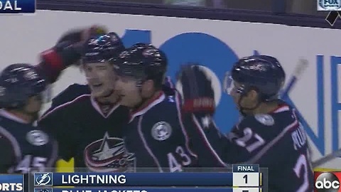 Tampa Bay Lightning get lit up again by Columbus Blue Jackets, fall 5-1