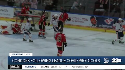 Bakersfield Condors game in Stockton postponed due to COVID protocols