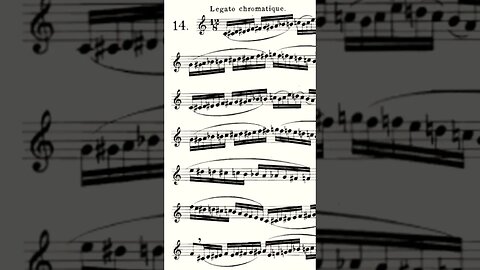 ARBAN 14 Characteristics Studies [14 - Legato Chromatic] - (Full with Piano accompaniment)