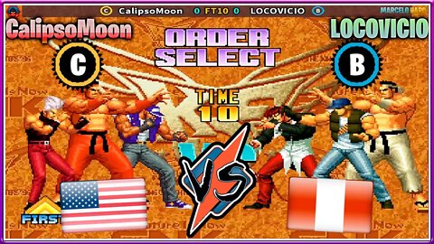 The King of Fighters '96 (CalipsoMoon Vs. LOCOVICIO) [U.S.A Vs. Peru]