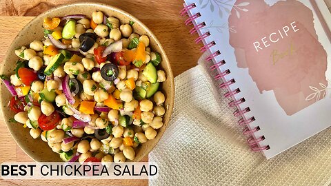 HIGH PROTEIN CHICKPEA SALAD | MEDITERRANEAN SALAD | Weight Loss Recipe