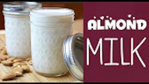 EASY Vegan Almond Milk Recipe