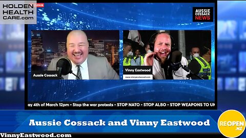 Aussie Cossack and Vinny Eastwood ANZACS Russia is NOT our Enemy