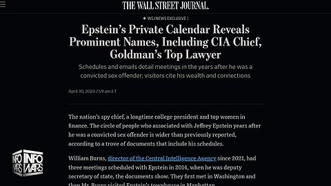 Epstein Calendar Reveals “Shadow Nobility” Running The World