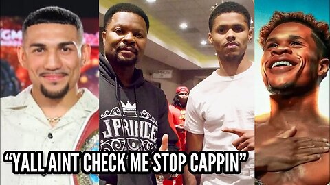 “HE CHECKED HIM!” SHAKUR STEVENSON CHEERLEADING FOR KEYSHAWN DAVIS • BILL HANEY TRIES TO FOOL PEOPLE