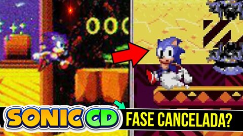 Descoberta uma fase CANCELADA no Sonic CD #shorts