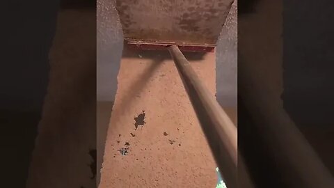 Oddly Satisfying Removing Popcorn Ceiling ☺️ #popcornceiling #remove #satisfying #asmr