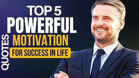 Top 5 Powerful motivation quotes | motivational video | Motiversity