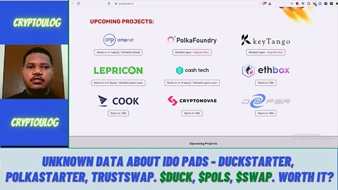 Unknown Data About IDO Pads - Duckstarter, Polkastarter, Trustswap. $DUCK, $POLS, $SWAP. Worth It?