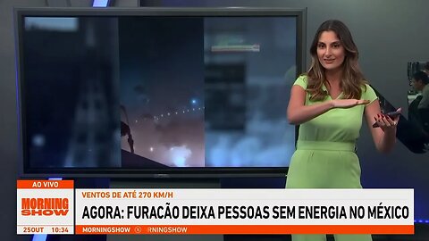 Furacão Otis castiga costa do México; Paula Nobre explica impactos do fenômeno