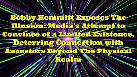 Bobby Hemmitt: Exposes The Illusion