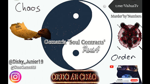 Order Out Of CHAOS!!! Part:4 Ep:1 Gematria "Soul Contracts" #VishusTv 📺