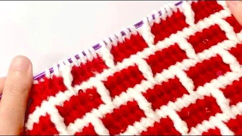 🧶Super Easy Tunisian Crochet Baby Blanket For Beginners