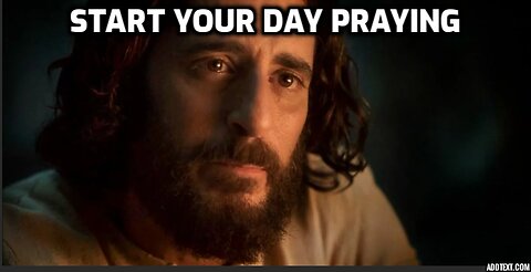 Jonathan Roumie teaches you how to start your day with Jesus- awesome prayer