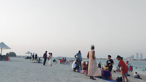 Dubai mamzr beach ⛱️🏖️