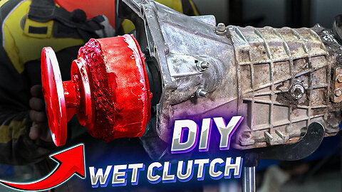 We make a motorcycle-type wet clutch for a car