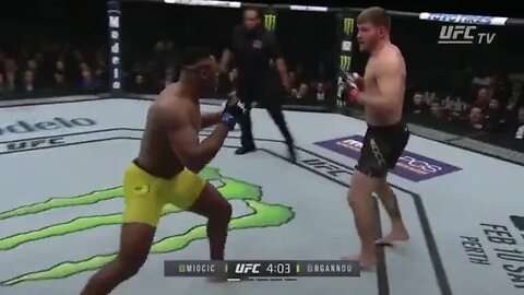 Miocic Insane Head Movement VS Ngannou in UFC Fight