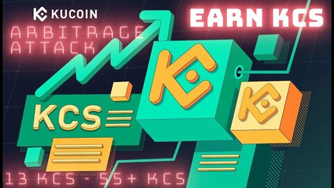 Earn crypto with KCS Kucoin Coin on KCC chain with arbitrage attack using solidity.