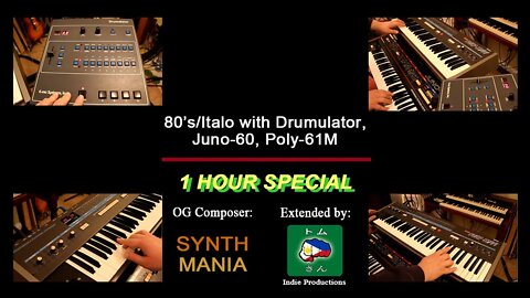 80's Italo - (ft. SynthMania) 1 Hour SPECIAL