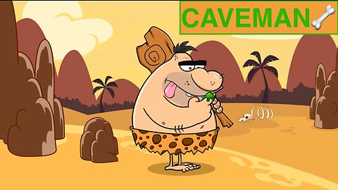 Caveman Cartoon - Kids Funny Cartoon - Children Cartoon - Cartoon