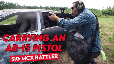 Carrying an AR-15 Pistol in a Bag and Deployment w/ Sig MCX Rattler