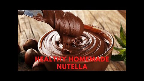 Healthy Homemade Nutella Dairy Free Recipe