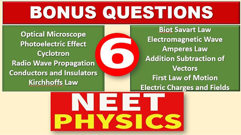 NEET Physics - Part - 6