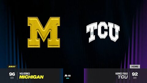 CFB 24 Michigan Wolverines Vs TCU Horned Frogs Year 2023