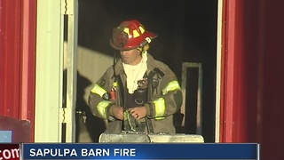 Sapulpa Barn Fire